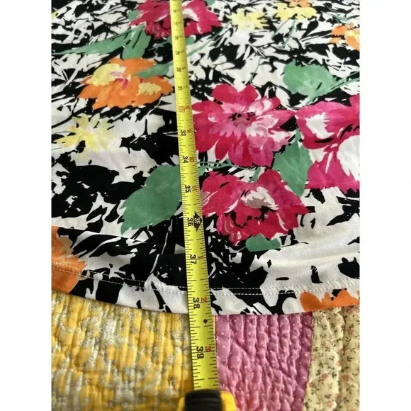 Ralph Lauren Floral Fit & Flare Dress Women's Small Knee Length Flowy Stretch - Picture 8 of 15